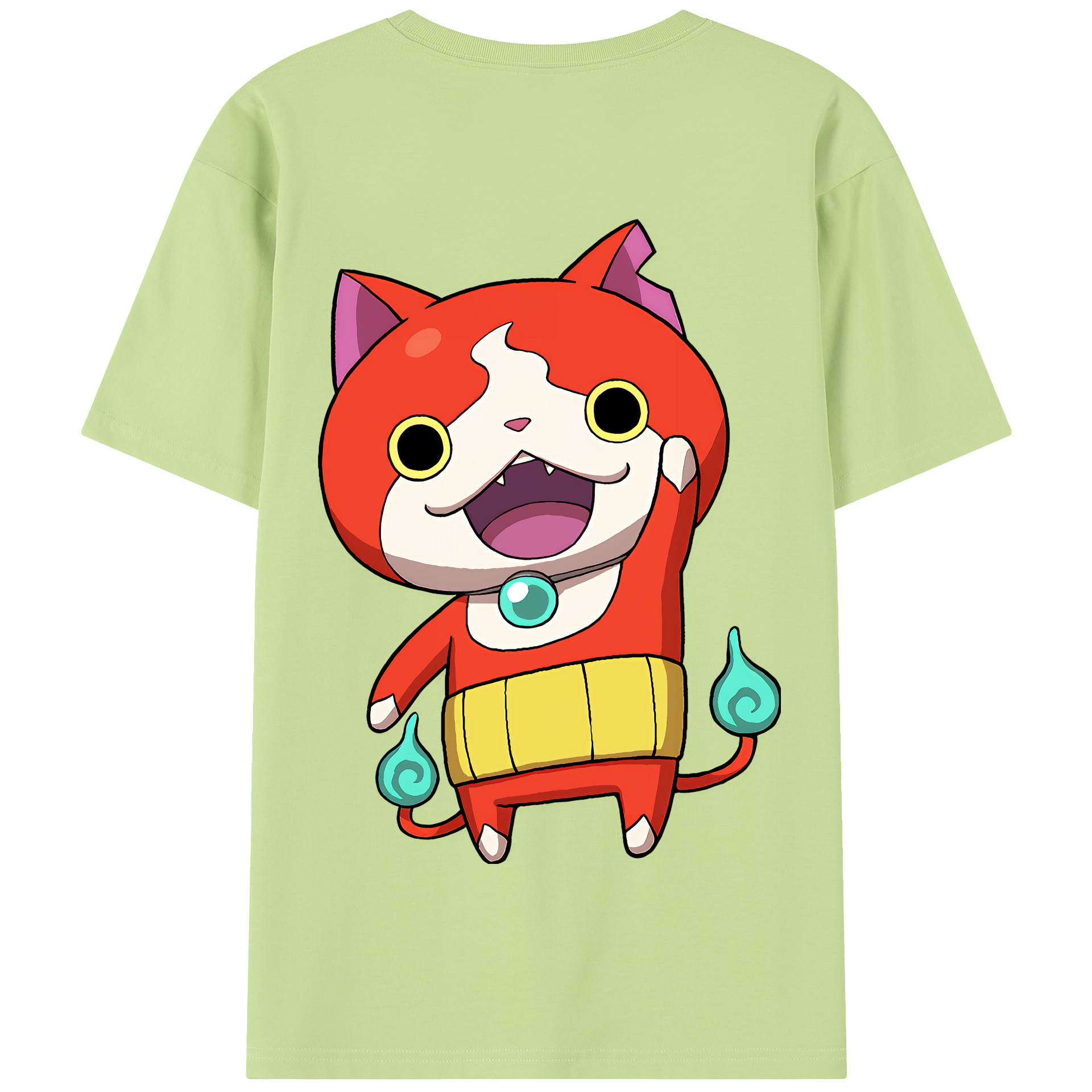 （画像用） 妖怪ウォッチ Yo-kai Watch 綿100％半袖Tシャツ（背面プリント）